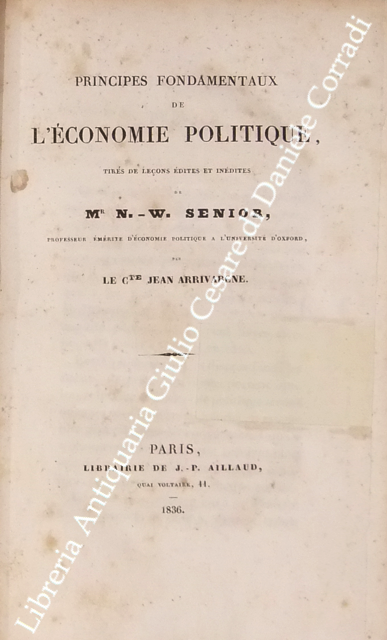 Principes fondamentaux de l'economie politique, tires de lecons edites et … | Immagine Gallery 2