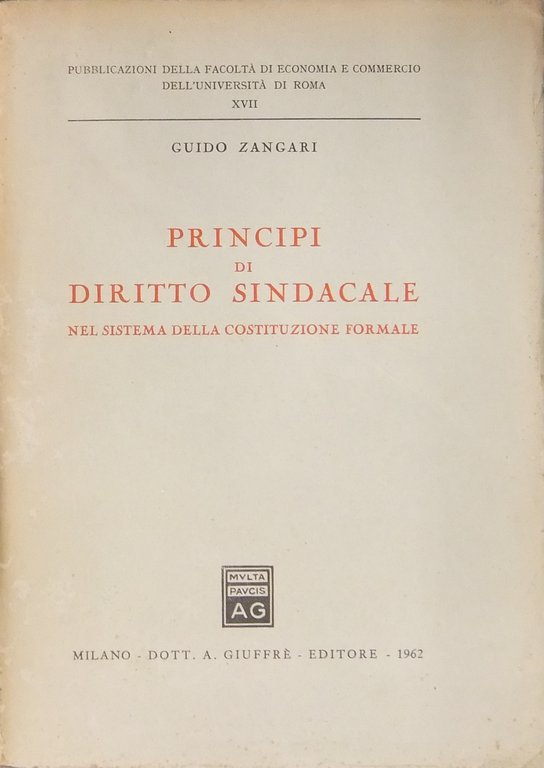Principi di diritto sindacale nel sistema della Costituzione formale | Immagine Gallery 2