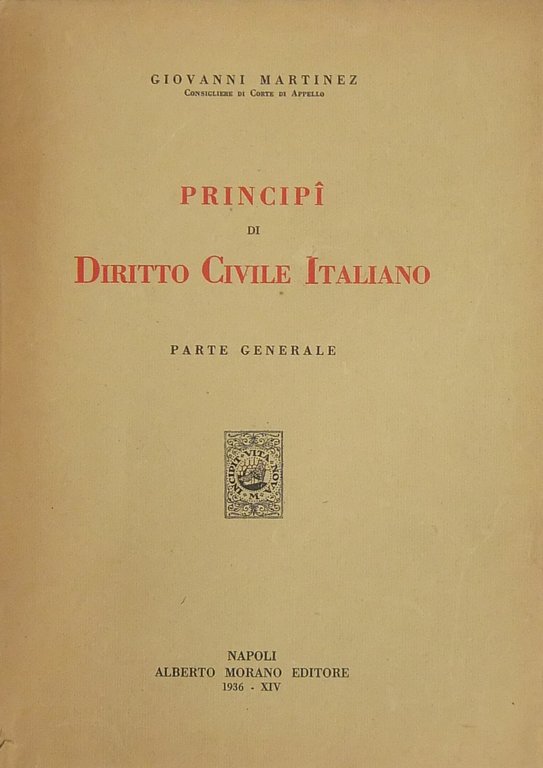 Principii di diritto civile italiano. Parte generale. (Unico pubblicato) | Immagine Gallery 2