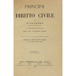 Principii di diritto civile. Prima traduzione italiana con note relative …