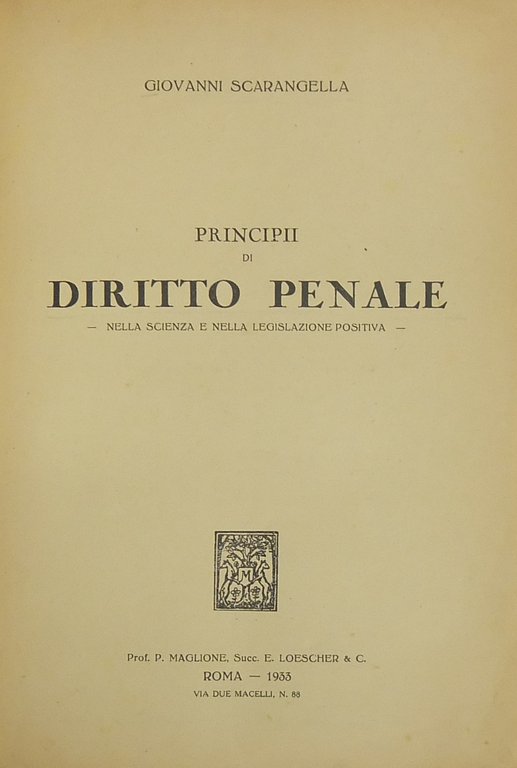 Principii di diritto penale nella scienza e nella legislazione positiva | Immagine Gallery 2