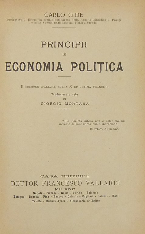 Principii di economia politica. Traduzione sulla nona ed ultima edizione … | Immagine Gallery 2