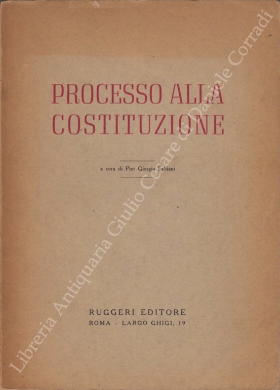 Processo alla Costituzione | Immagine Gallery 2