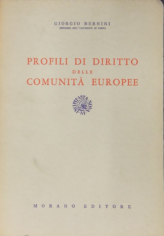 Profili di diritto delle Comunità Europee | Immagine Gallery 2