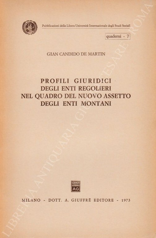 Profili giuridici degli enti regolieri nel quadro del nuovo assetto … | Immagine Gallery 2
