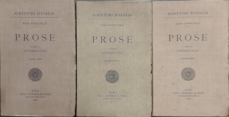 Prose. A cura di Vittorio Cian | Immagine Gallery 2