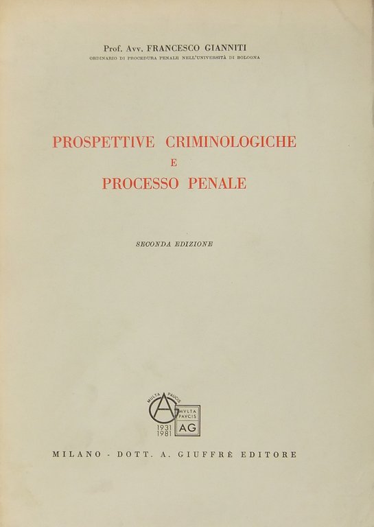 Prospettive criminologiche e processo penale | Immagine Gallery 2