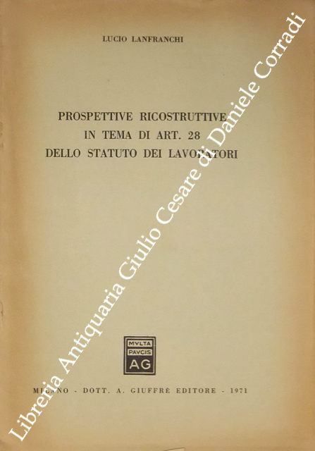 Prospettive ricostruttive in tema di art. 28 dello statuto dei … | Immagine Gallery 2