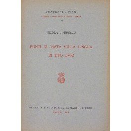 Punti di vista sulla lingua di Tito Livio
