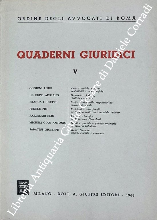 Quaderni Giuridici V | Immagine Gallery 2