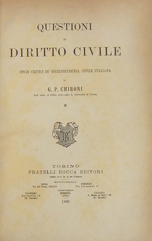 Questioni di diritto civile. Studi critici di giurisprudenza civile italiana | Immagine Gallery 2