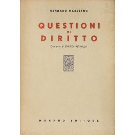 Questioni di diritto. Con note di Enrico Altavilla