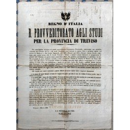 R. provveditorato agli studi per la Provincia di Treviso. Bando …