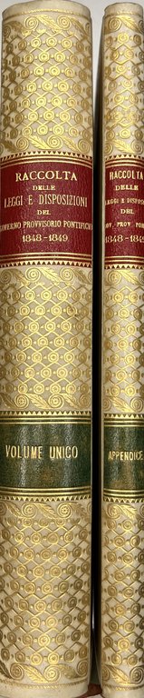 Raccolta delle leggi e disposizioni del Governo Provvisorio Pontificio che … | Immagine Gallery 2