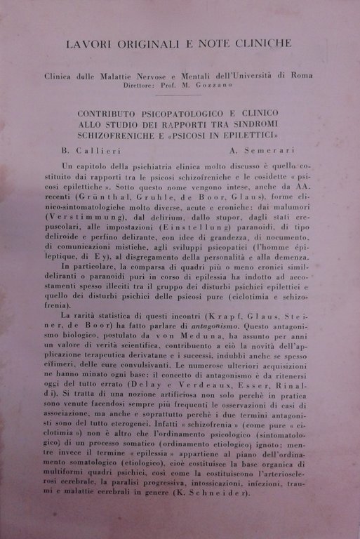 Rassegna di studi psichiatrici. Diretta da Antonio D'Ormea. Vol. XLV … | Immagine Gallery 2