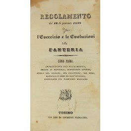 Regolamento del 16 di gennaio 1838 per l'esercizio e le …