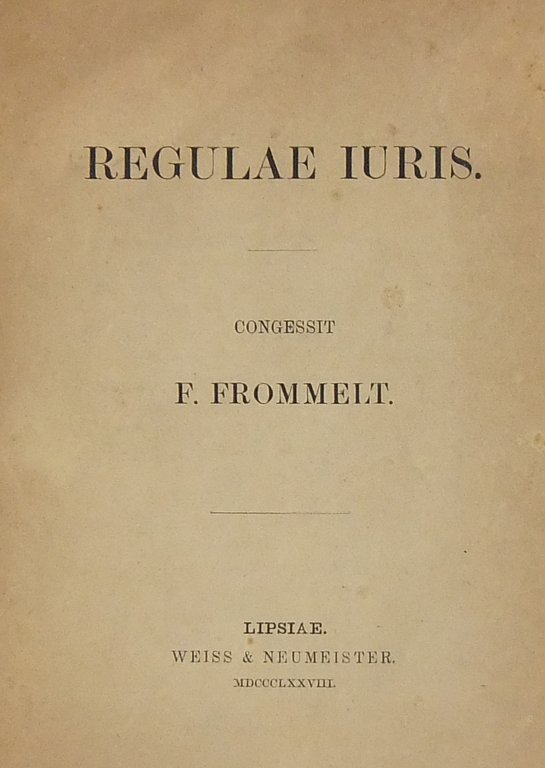 Regulae iuris | Immagine Gallery 2