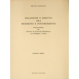 Relazione e diritto tra moderno e postmoderno. Interpretazione del Sistema …