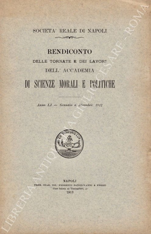 Rendiconto delle tornate e dei lavori dell'Accademia di Scienze Morali … | Immagine Gallery 2