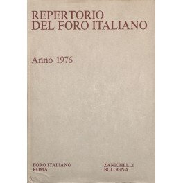 Repertorio Generale Annuale del Foro Italiano. Annata 1976 | Immagine principale