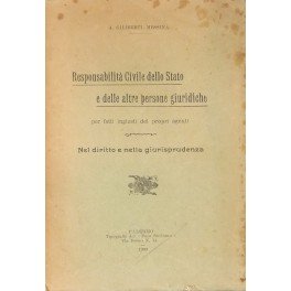 Responsabilità civile dello Stato e delle altre persone giuridiche per …