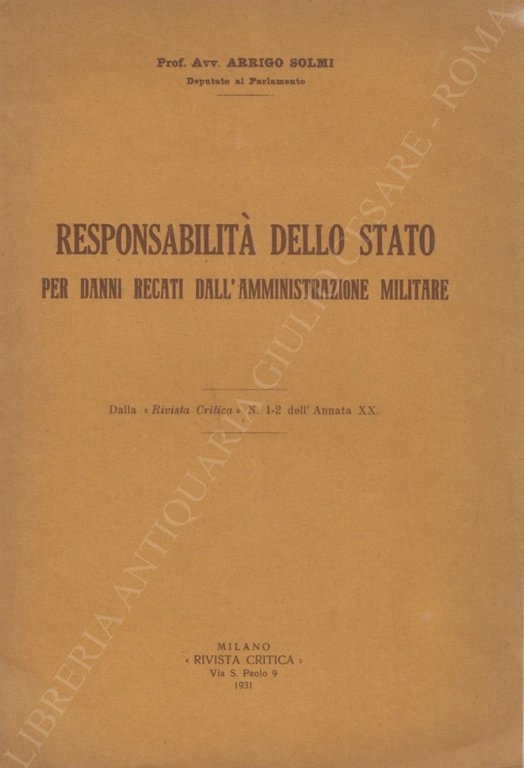 Responsabilità dello Stato per danni recati dall'amministrazione militare | Immagine Gallery 2