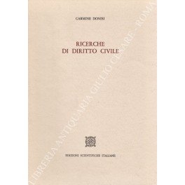 Ricerche di diritto civile