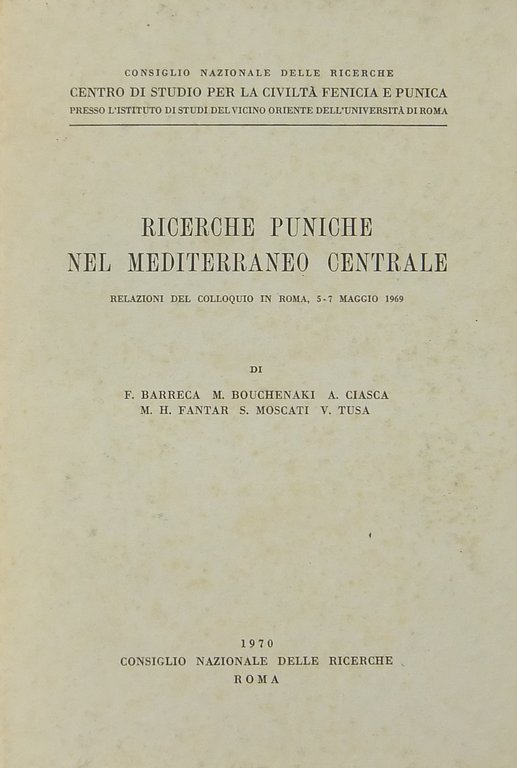 Ricerche puniche nel Mediterraneo centrale. Relazioni del colloquio in Roma … | Immagine Gallery 2