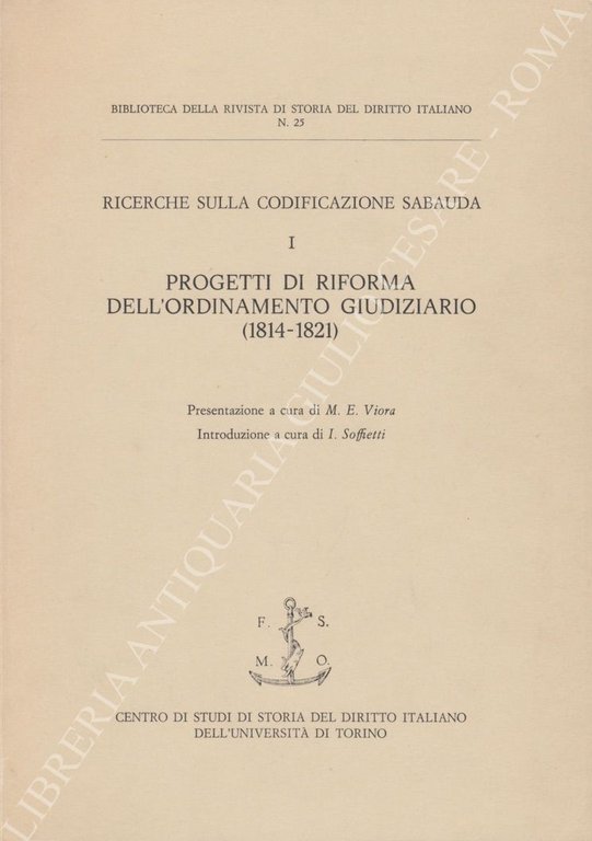 Ricerche sulla codificazione sabauda. Vol. I - Progetti di riforma … | Immagine Gallery 2