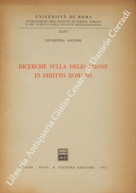 Ricerche sulla delegazione in diritto romano | Immagine Gallery 2