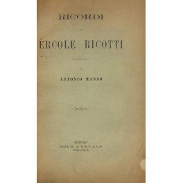 Ricordi. Pubblicati da Antonio Manno
