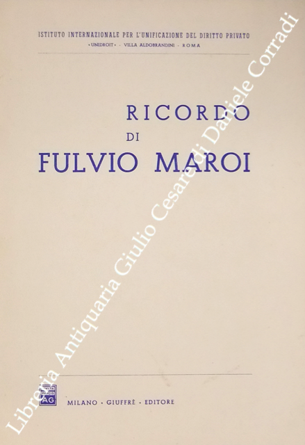 Ricordo di Fulvio Maroi | Immagine Gallery 2