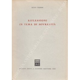 Riflessioni in tema di sovranità