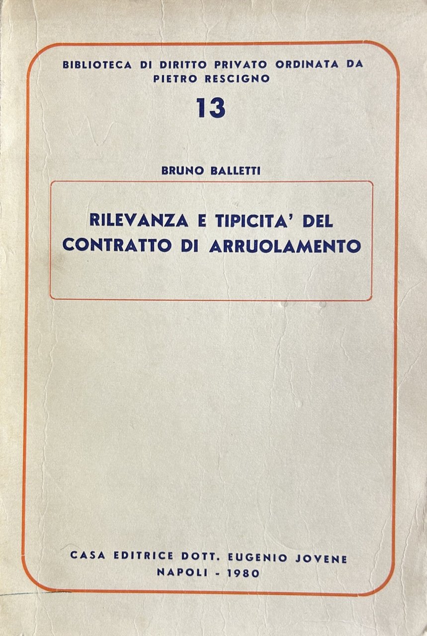 Rilevanza e tipicitˆ del contratto di arruolamento | Immagine principale
