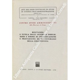 Rilevanza e tutela degli interessi diffusi: modi e forme di …