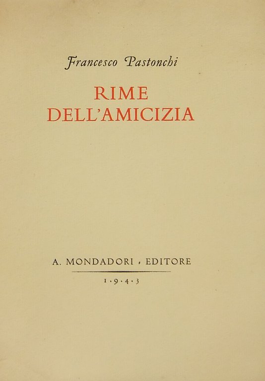 Rime dell'amicizia | Immagine Gallery 2