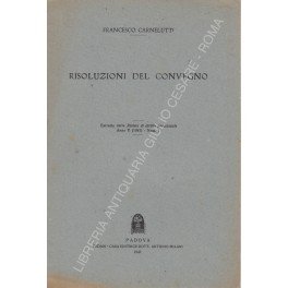 Risoluzioni del convegno