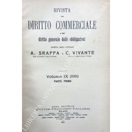 Rivista del Diritto Commerciale e del diritto generale delle obbligazioni. …