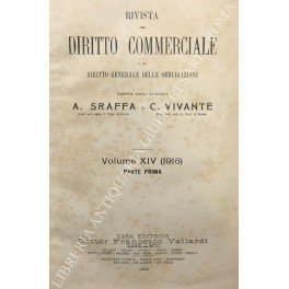 Rivista del Diritto Commerciale e del diritto generale delle obbligazioni. …