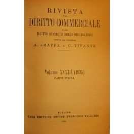 Rivista del Diritto Commerciale e del diritto generale delle obbligazioni. …