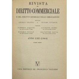 Rivista del Diritto Commerciale e del diritto generale delle obbligazioni. …