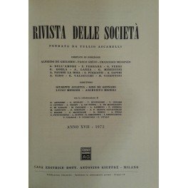 Rivista delle società. Fondata da Tullio Ascarelli. Diretta da: Giuseppe …