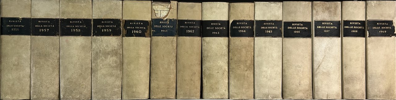 Rivista delle società. Fondata da Tullio Ascarelli. Diretta da: A.Asquini, … | Immagine principale