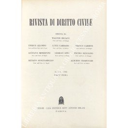 Rivista di diritto civile. Anno X - 1964