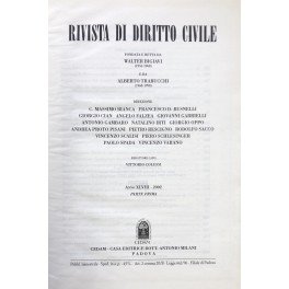 Rivista di diritto civile. Anno XLVIII - 2002