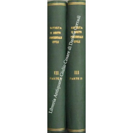 Rivista di Diritto Processuale Civile. Annata 1926. Diretta da: Francesco Carnelutti, Giuseppe Chiovenda, Piero Calamandrei, Enrico Tullio Liebman. Anno III (Prima Serie)