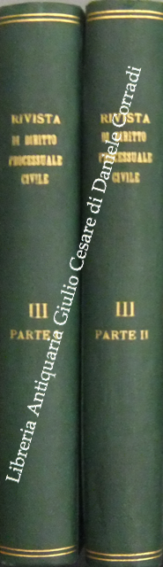 Rivista di Diritto Processuale Civile. Annata 1926. Diretta da: Francesco … | Immagine Gallery 2