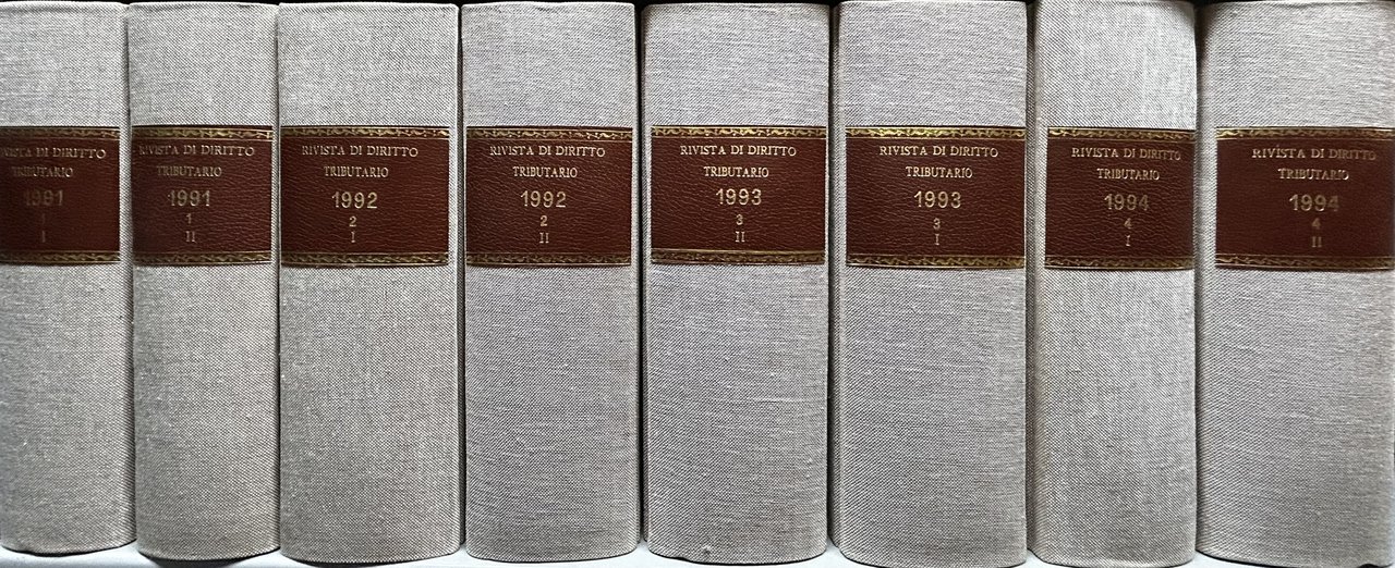 Rivista di diritto tributario. Diretta da Gaspare Falsitta e Augusto … | Immagine principale