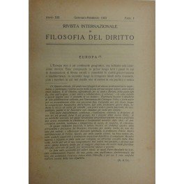 Rivista Internazionale di Filosofia del Diritto. Diretta da G. Del … | Immagine Gallery 1