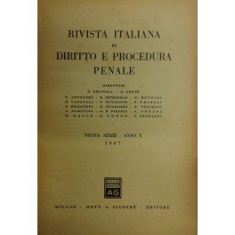 Rivista italiana di diritto e procedura penale. Diretta da G. …